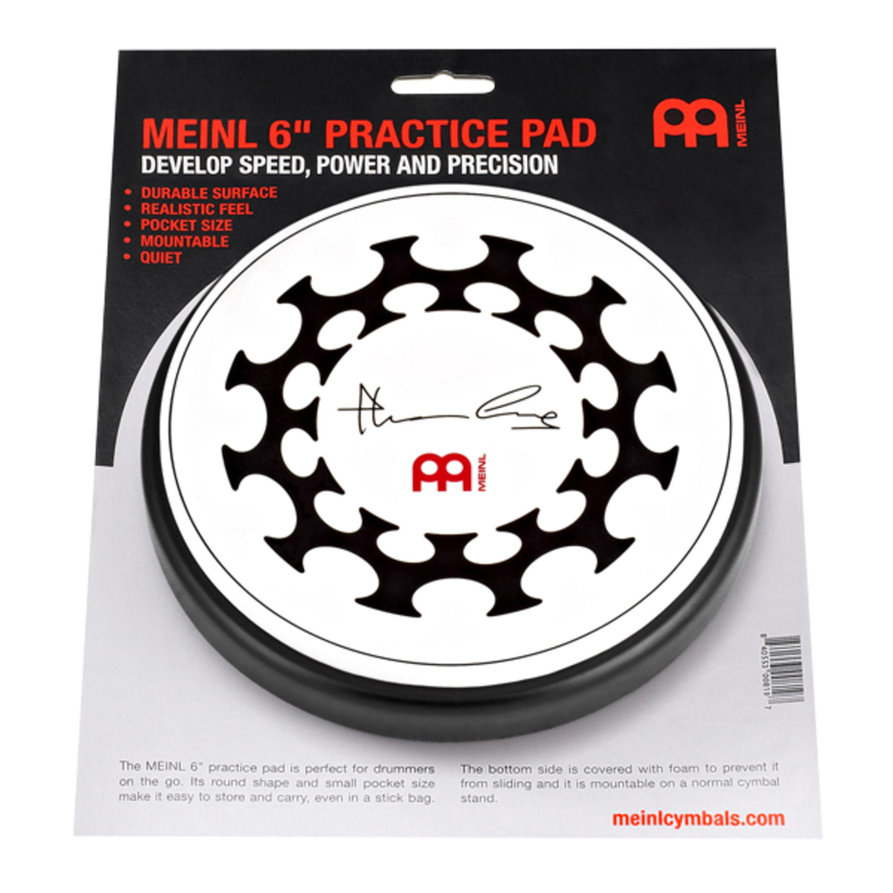 220324_1_349539 MEINL 6" Practice Pad MPP-6 Thomas Lang - Image 1