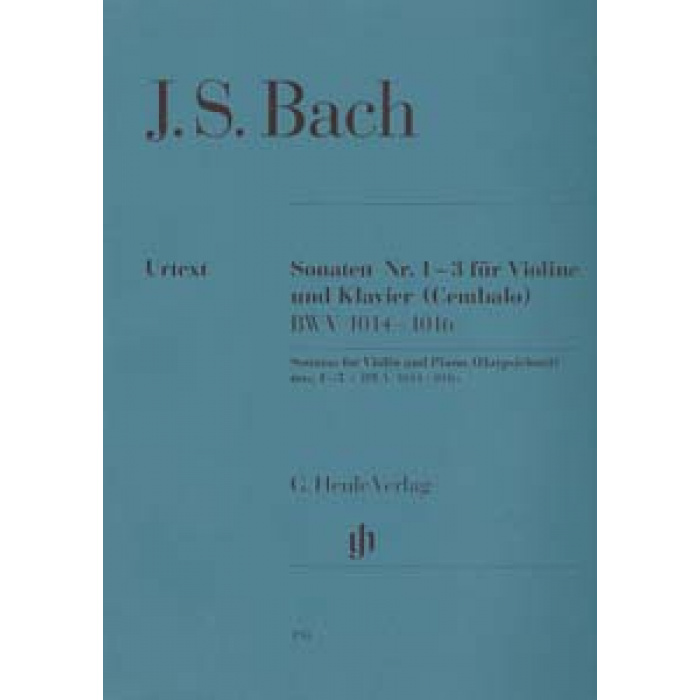 Johann Sebastian Bach- Sonatas For Violin And Piano- Harpsichord/ Εκδόσεις Henle Verlag- Urtext | ΚΑΠΠΑΚΟΣ