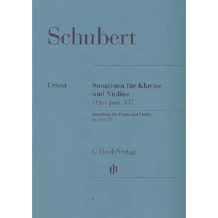 Franz Schubert - Sonatinas For Piano And Violin Op. Post. 137/ Εκδόσεις Henle Verlag- Urtext | ΚΑΠΠΑΚΟΣ