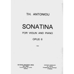 Αντωνίου Θεόδωρος  - Sonatina For Violin & Piano