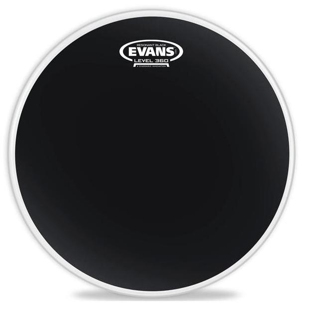 23662_1_46689 EVANS TT08RBG Resonant Black Δέρμα Τομ 08'' (Black) - Image 1