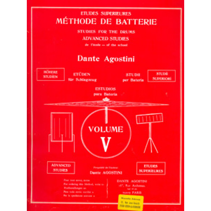 Dante Agostini-Methode De Batterie Βιβλίο 5ο | ΚΑΠΠΑΚΟΣ