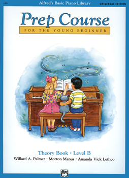 25775_1_129336 Alfred's Basic Piano Library-Prep Course-Theory Book Level B - Image 1