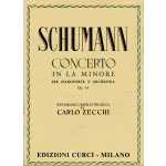 Robert Schumann - Concerto in La minore per Pianoforte e Orchestra Op. 54 / Εκδόσεις Curci