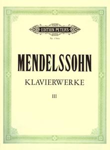 26026_1_126464 Felix Mendelssohn - Klavierwerke III / Εκδόσεις Peters - Image 1