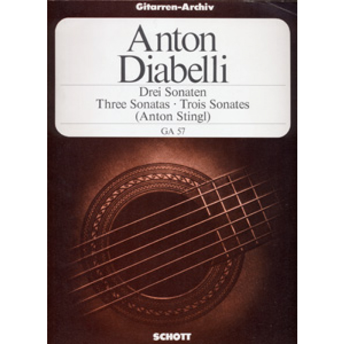 Diabelli Anton - Three Sonatas (Anton Stingl) | ΚΑΠΠΑΚΟΣ