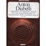 Diabelli  Anton - Five Easy Recital Pieces, opus 39