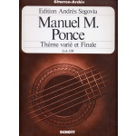 Ponce Manuel M.  - Theme varie et Finale