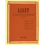 Franz Liszt - 12 Studi trascendentali per pianoforte / Εκδόσεις Ricordi