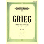 Edvard Grieg - Lyrische Stucke Heft I Opus 12 / Klavier / Εκδόσεις Peters