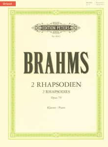 27814_1_125241 Johannes Brahms - 2 Rhapsodien opus 79 / Εκδόσεις Peters - Image 1