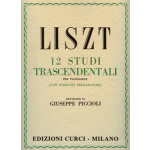 Franz Liszt - 12 Studi Trascendenti per Pianoforte / Εκδόσεις Curci