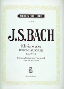 29179_1_124785 J.S. Bach - Klavierwerke (Busoni-Ausgabe) Band XVIII /BWV 914-916 und 904 / Εκδόσεις Breitkopf - Image 1