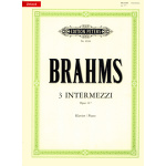Johannes Brahms - 3 Intermezzi Opus 117 / Εκδόσεις Peters
