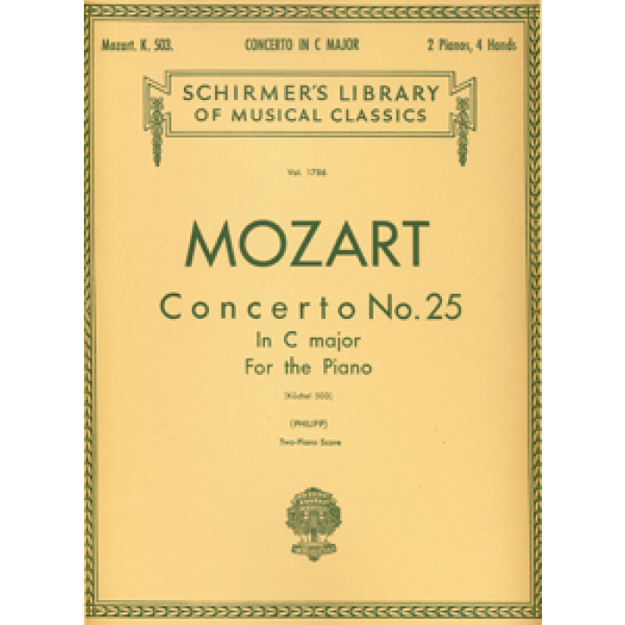 W.A. Mozart - Concerto No. 25 in C major KV 503 / Εκδόσεις Schirmer | ΚΑΠΠΑΚΟΣ