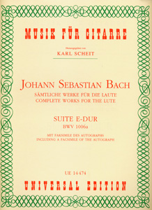 29597_1_130204 Bach J.S. - Suite E-dur BWV 1006a (Including a fascimile of the autograph) - Image 1