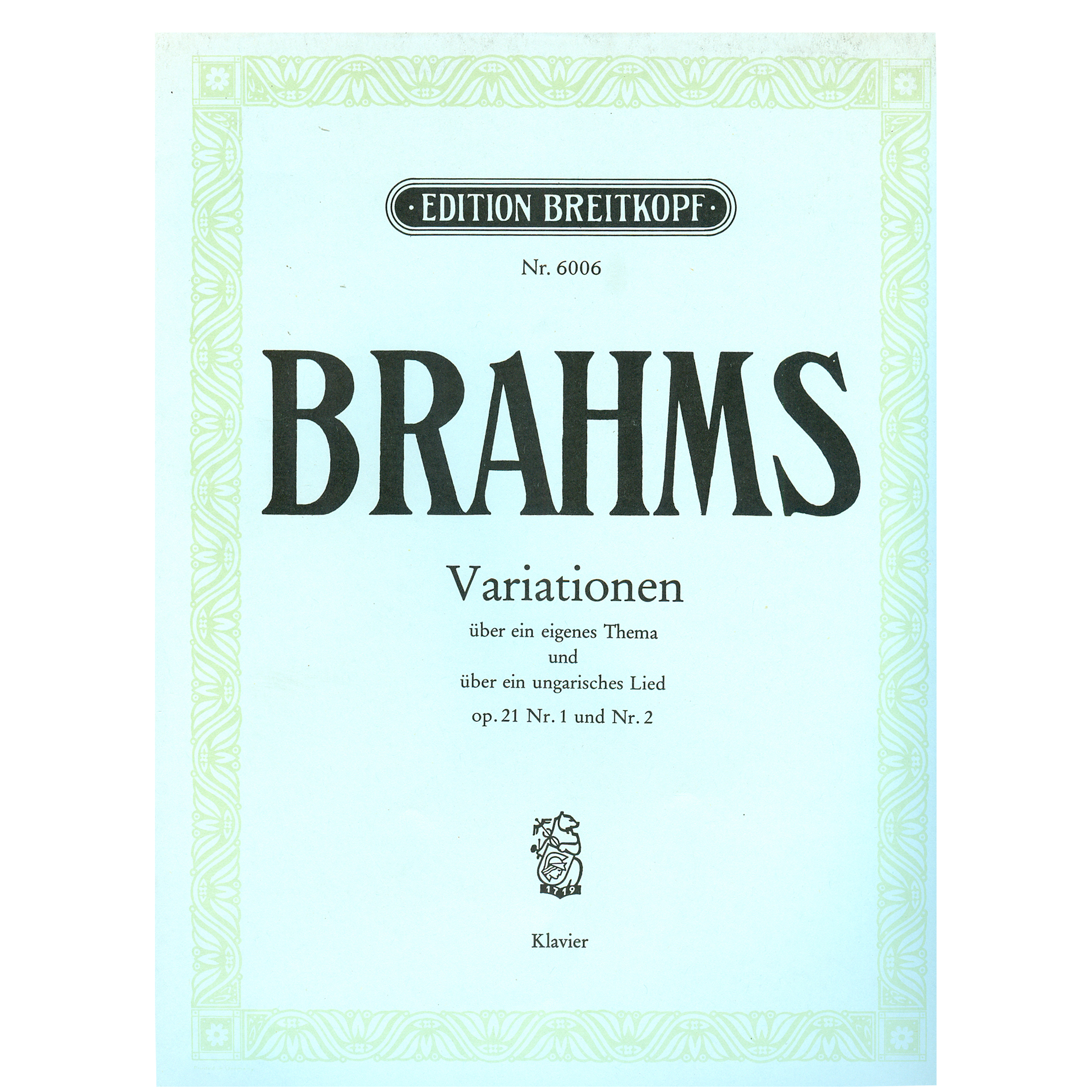 65219_1_480378 Brahms - Variationen Op.21 Nr.1 und Nr.2 - Image 1