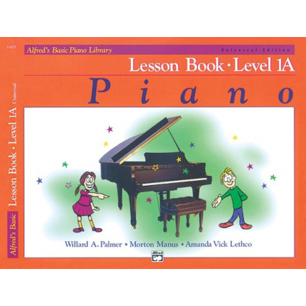 ALFRED'S BASIC PIANO LIBRARY LESSON 1A BK/CD