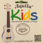 AQUILA 138U Kids Multi Color  Σετ Χορδών για Ukulele Soprano, Concert και Τenor