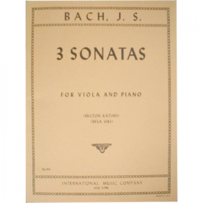 Bach J.S. - 3 Sonatas | ΚΑΠΠΑΚΟΣ