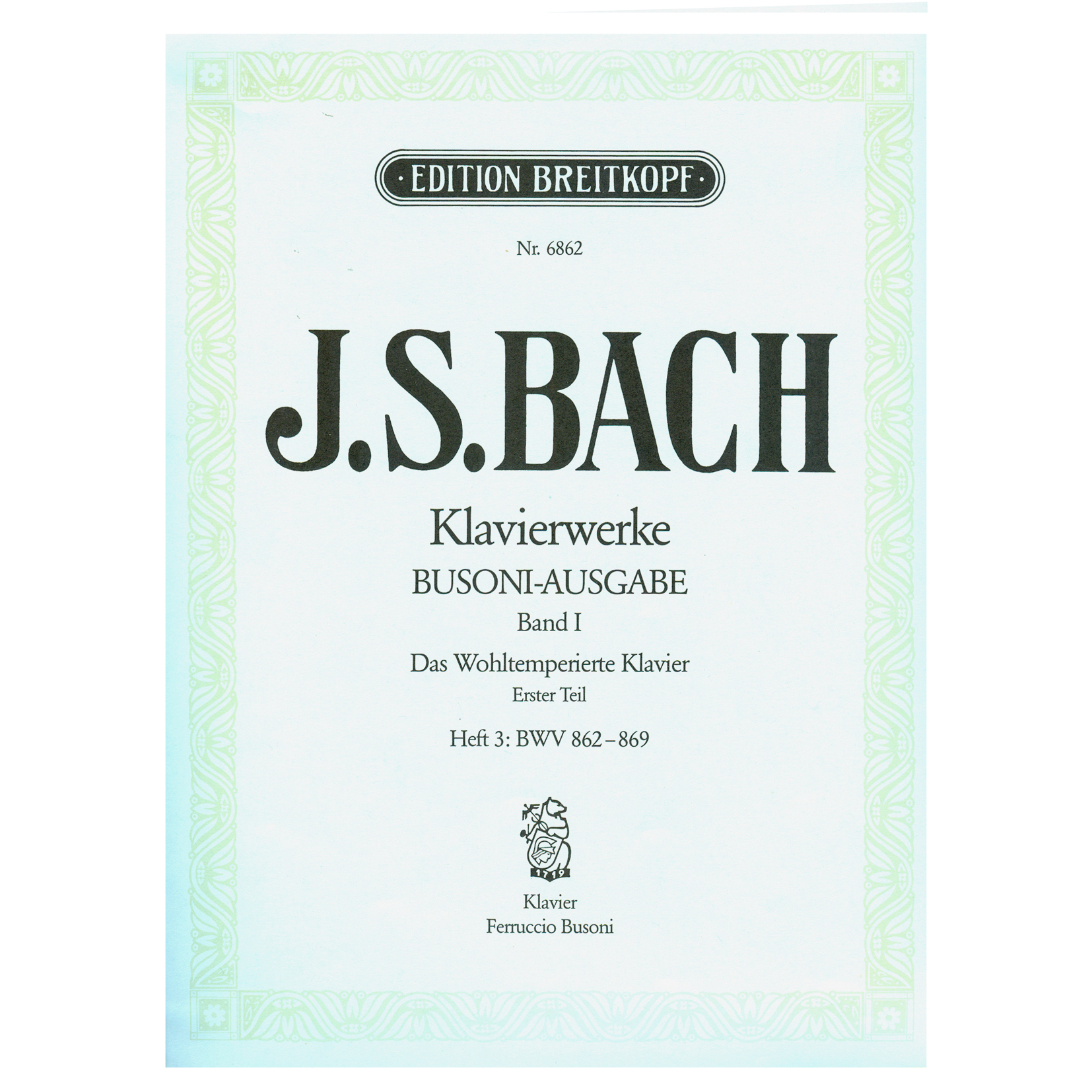 Bach-J.S.-Das-Wohltemperiertes-N.13_475935 Bach J.S. - Das Wohltemperiertes N.1/3 - Image 1