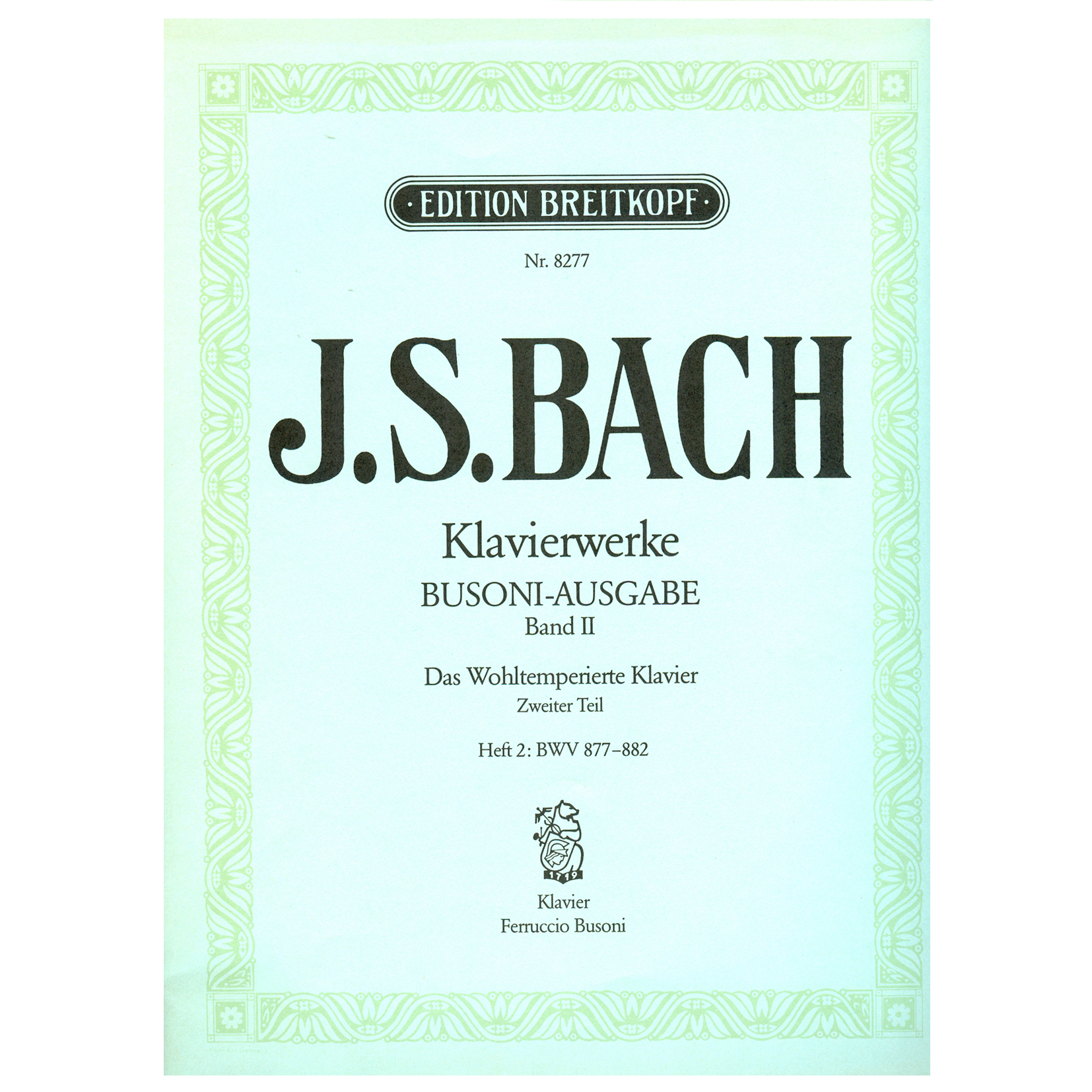 Bach-J.S.-Das-Wohltemperiertes-N.22_475945 Bach J.S. - Das Wohltemperiertes N.2/2 - Image 1