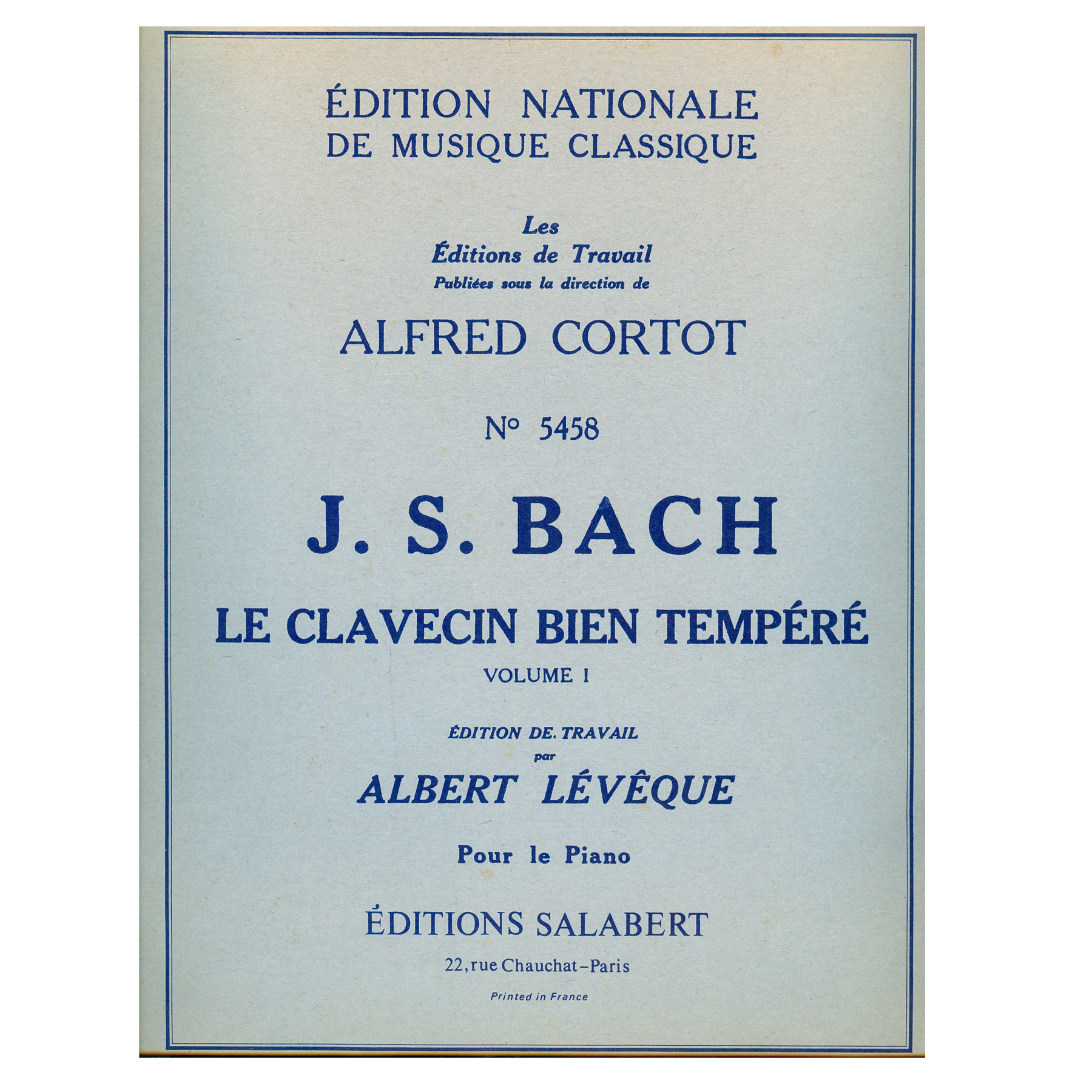 Bach-J.S.-Wohltemperierte-N.1_475238 Bach J.S. - Wohltemperierte N.1 - Image 1