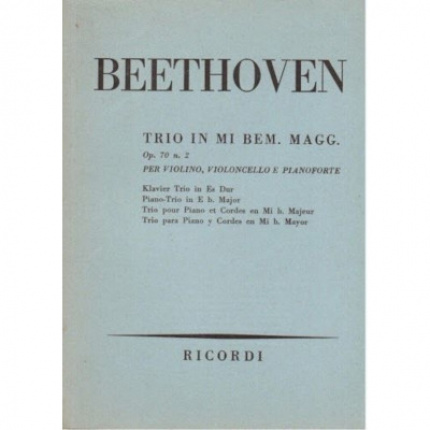Beethoven - Trio Op 70 No. 2
