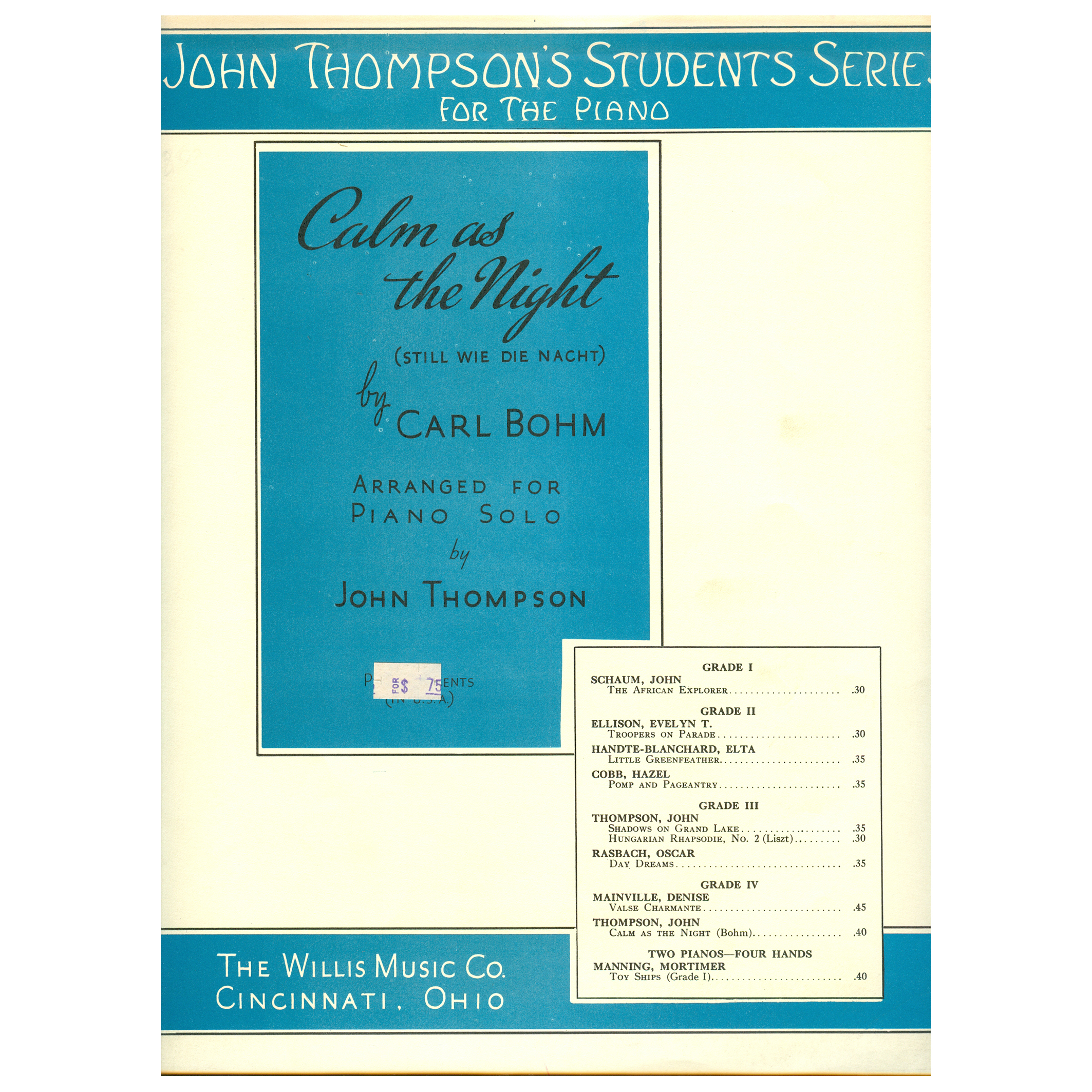 Bohm-Calm-As-The-Night-Thompson_478341 Bohm - Calm As The Night (Thompson) - Image 1
