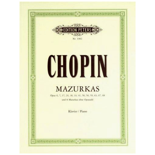 Chopin-Frederic-Mazurkas-Complete-Εκδόσεις-Peters_487769 Chopin Frederic - Mazurkas Complete / Εκδόσεις Peters - Image 1