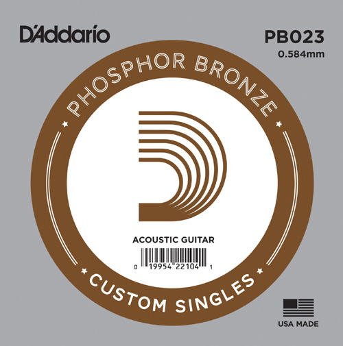 DAddario-PB023-Χορδή-Κιθάρας415270 D'Addario PB023 Χορδή Κιθάρας - Image 1