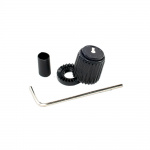 D'Addario PW-LNS-01B Loknob Small Black Καπάκι Σταθεροποίησης Ρύθμισης Ποτενσιομέτρου