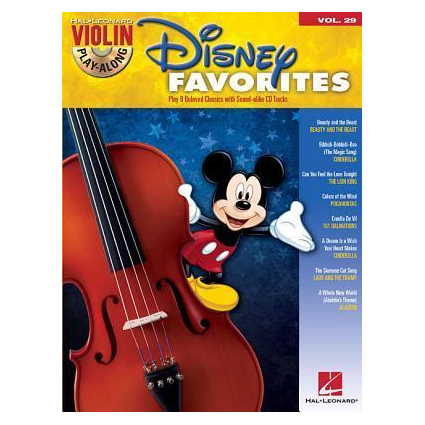 Disney-Favorites-Violin-play-along-Vol.29-_460552 Disney Favorites - Violin play along Vol.29 - Image 1