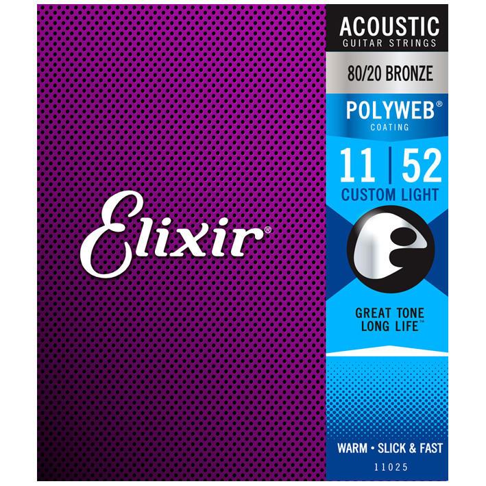 ELIXIR-11025-Polyweb-Custom-Light-Χορδές-Ακουστικής-Κιθάρας_42552 ELIXIR 11025 'Polyweb' Custom Light Χορδές Ακουστικής Κιθάρας - Image 1