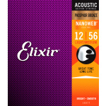 ELIXIR 16077 ''Nanoweb'' Light Medium  Χορδές Phosphor Bronze Ακουστικής Κιθάρας