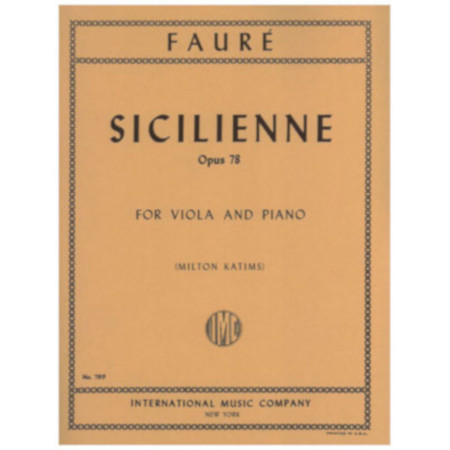 Faure-Sicilienne-Op.78_511328 Faure - Sicilienne Op.78 - Image 1