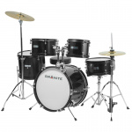 GRANITE Rock Black Drumset Junior Kit Ντραμς με Πιατινία | ΚΑΠΠΑΚΟΣ