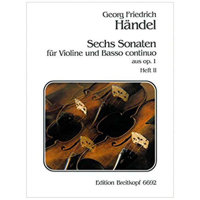 Handel F. G. - 6 Sonaten Op. 1, Nr. 13,14,15 fur Violine und Basso continuo | ΚΑΠΠΑΚΟΣ