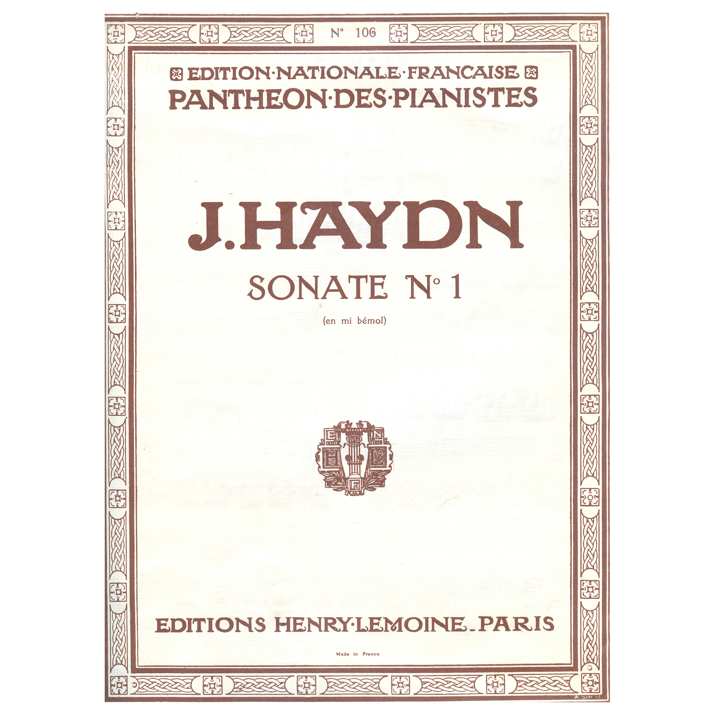Haydn-Sonates-Vol-I_492383 Haydn - Sonates Vol I - Image 1