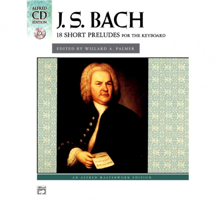 J. S. Bach - 18 Short Preludes (BK/CD)