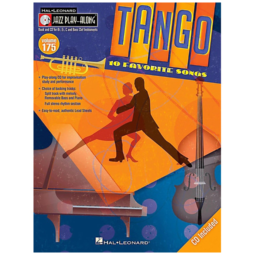 Jazz-Play-Along-Volume-175-Tango-10-Favorite-Songs-BKCD_490804 Jazz Play Along - Volume 175 Tango 10 Favorite Songs (BK/CD) - Image 1