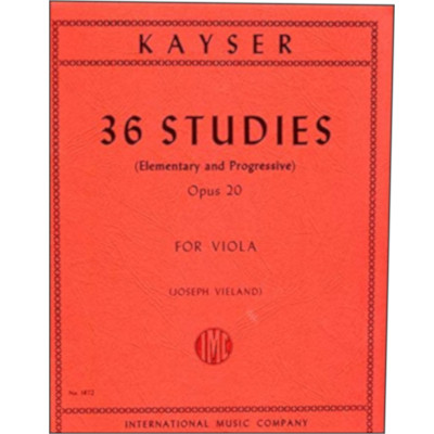 Kayser-36-Studies-Op20_512854 Kayser - 36 Studies Op20 - Image 1