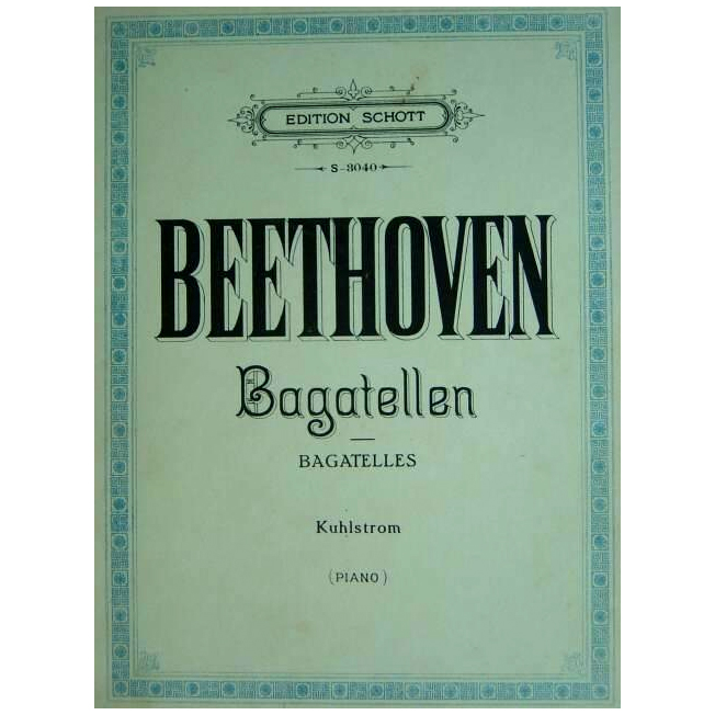 L.v.-Beethoven-7-Bagatelles-Op.33-Εκδόσεις-Schott_477835 L.v. Beethoven - 7 Bagatelles Op.33 / Εκδόσεις Schott - Image 1