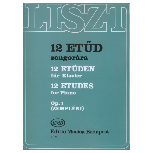 Liszt-12-Etude-Op.1_494347 Liszt - 12 Etude Op.1 - Image 1
