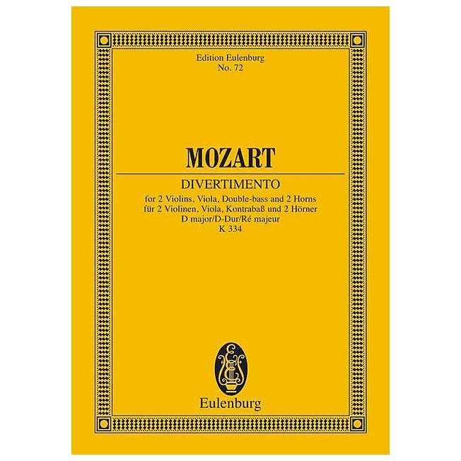 Mozart-Divertimento-K.334_533900 Mozart - Divertimento K.334 - Image 1
