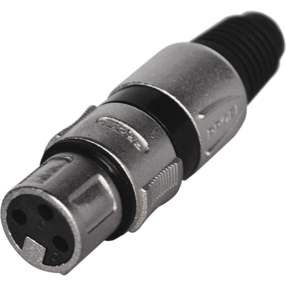 PROEL-XLR-3FVPROBK-XLR-3-Θηλυκό-Καλωδίου_211287 PROEL XLR-3FVPROBK XLR-3 Θηλυκό Καλωδίου - Image 1
