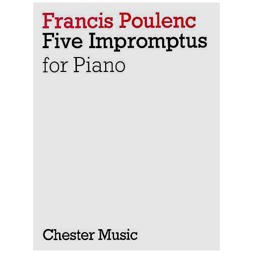Poulenc-5-Impromptus-Chester_501716 Poulenc - 5 Impromptus -Chester - Image 1