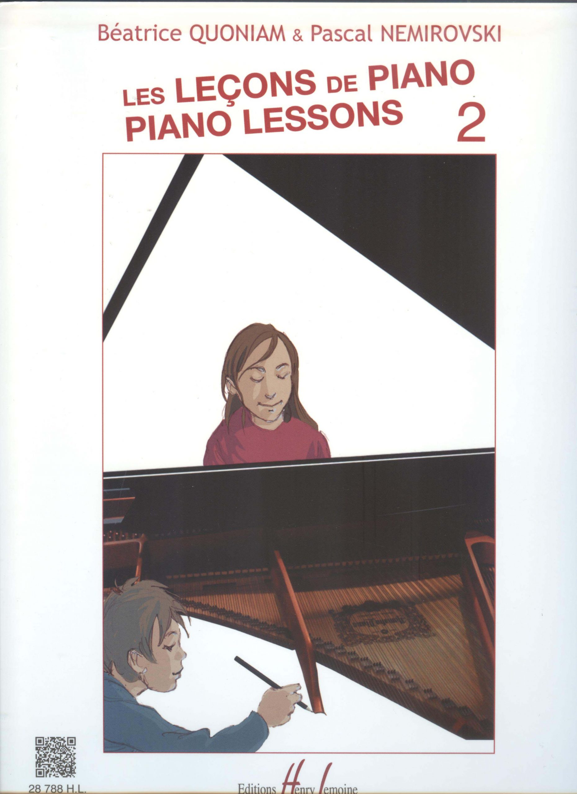 QUONIAM-LECONS-DE-PIANO-VOL.2571376 Quoniam Lecons De Piano Vol.2 - Image 1