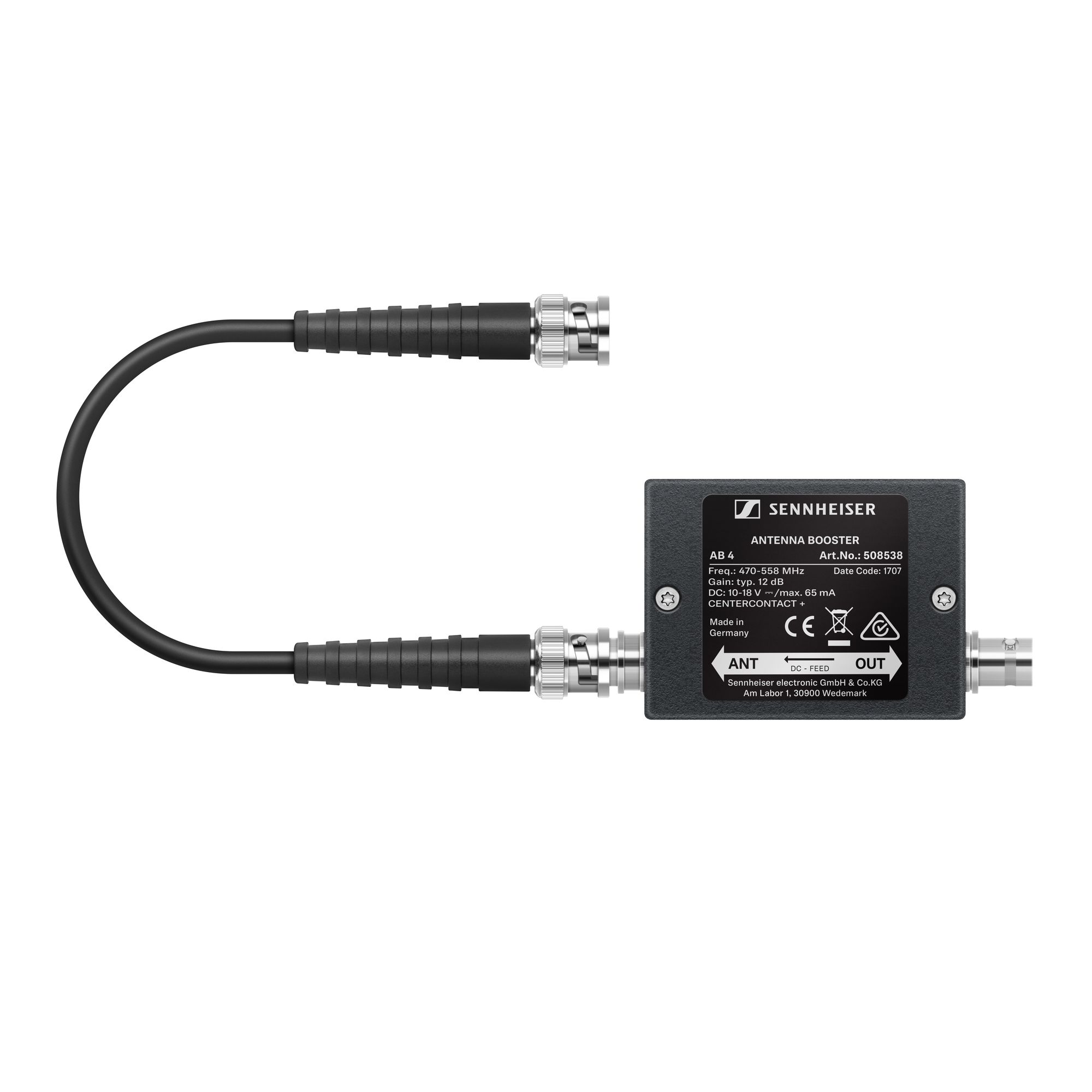 SENNHEISER-AB-4-GW-Antenna-Booster_521276 SENNHEISER AB-4-GW 558-626 MHz Antenna Booster - Image 1