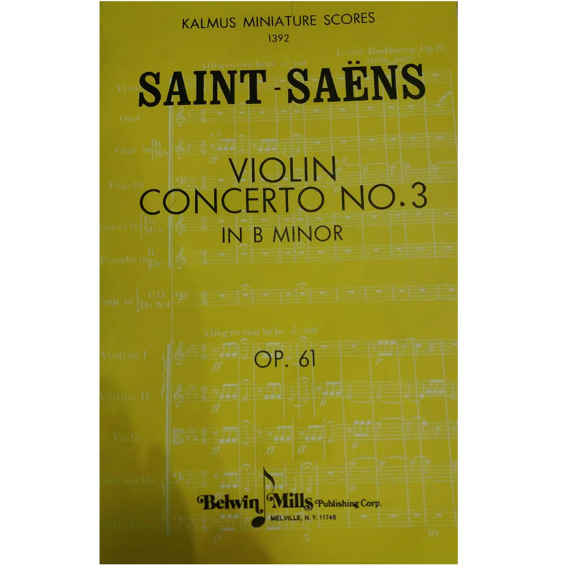 Saint-Saens-Violin-Concerto-N.3_545527 Saint-Saens - Violin Concerto N.3 - Image 1